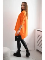 Oversize blúzka oranžová Oversize blúzka oranžová