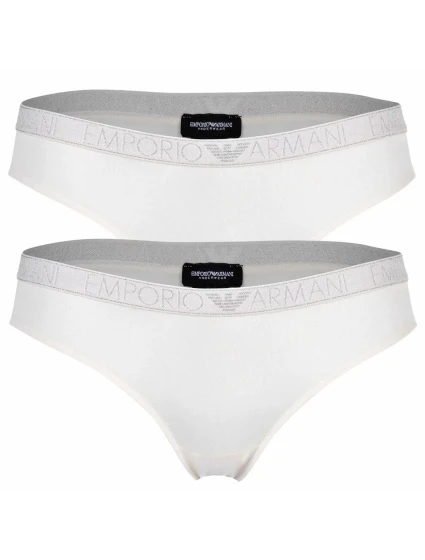 Dámske nohavičky 2PACK 163334 3F223 09210 ecru - Emporio Armani