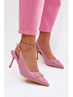 Dámské sandály  růžové model 22041117 - SWEET SHOES