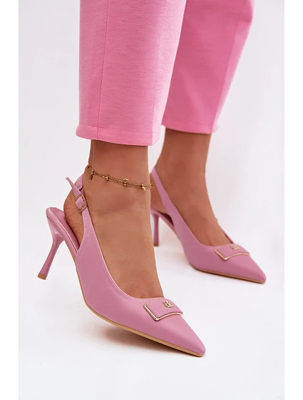 Dámske sandále Lurella 55-A62 pink - Givana