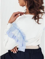 Dámska mikina FALGIT ecru FashionStreet BY1264