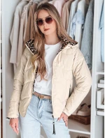 Dámská oboustranná přechodná bunda béžová Dstreet model 21986919 - FashionStreet