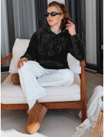 Dámská mikina černá model 21993693 - Dstreet Dámská mikina černá model 21993693 - Dstreet