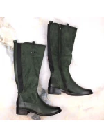 Jezzi W JEZ410C zelené zateplené čižmy