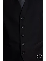 Max Men Pánská vesta model 22500428 deep black - NEOBLU