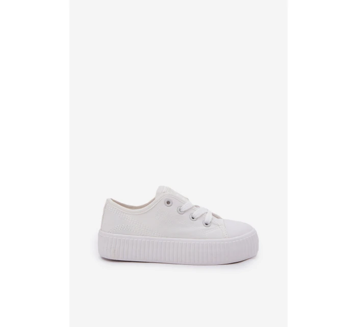 Trampki Dziecięce Sznurowane Big Star RR374009 Białe