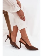 Lodičky s odhalenými čokoládové model 21715413 - Boto Lodičky s odhalenými čokoládové model 21715413 - Boto