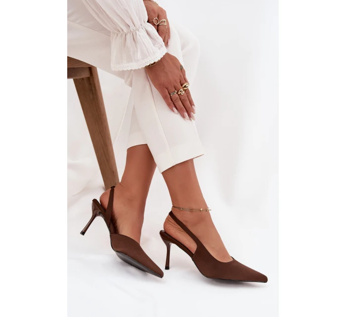 Lodičky s odhalenými čokoládové model 21715413 - Boto Lodičky s odhalenými čokoládové model 21715413 - Boto