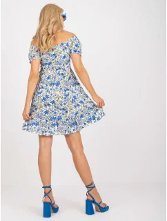 Šaty RO SK bílá a modrá model 17363394 - FPrice