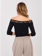 Bluzka RV BZ model 22013730 czarny - FPrice Bluzka RV BZ model 22013730 czarny - FPrice