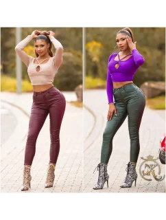 Sexi kožené nohavice 2348 - Koucla