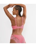 Dámska podprsenka Wild Peony Florale Bra W01 - RED - ružová 3880 - TRIUMPH