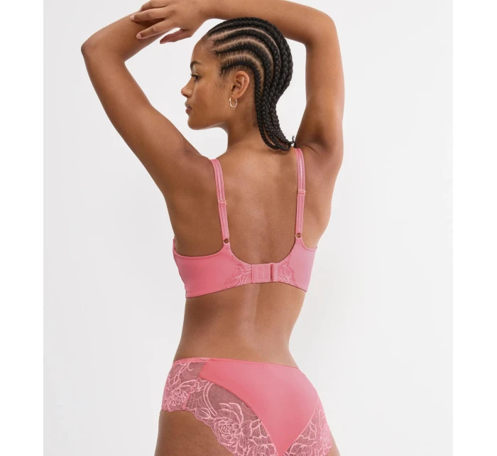 Dámska podprsenka Wild Peony Florale Bra W01 - RED - ružová 3880 - TRIUMPH