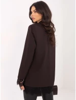 Marynarka IT MA ciemny brązowy model 21819059 - FPrice Marynarka IT MA ciemny brązowy model 21819059 - FPrice