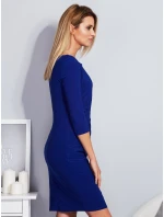 Sukienka NU SK model 21011433 kobaltowy - FPrice Sukienka NU SK model 21011433 kobaltowy - FPrice