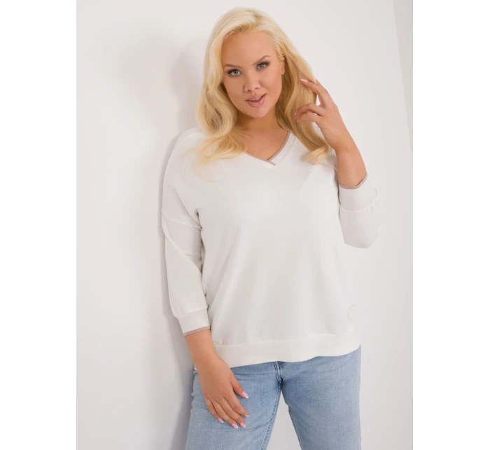 Bluzka RV BZ model 19920686 ecru - FPrice Bluzka RV BZ model 19920686 ecru - FPrice