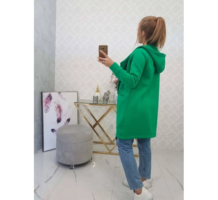 Zateplená mikina 21622 zelená - Kesi Zateplená mikina 21622 zelená - Kesi