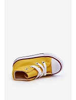 Detské vysoké tenisky Filemon, žlté – Sweet Shoes