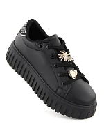 Dámska športová obuv na platforme čierna NEWS 4756