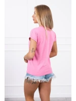 model 18746326 je moje kardio halenka světle růžová - K-Fashion model 18746326 je moje kardio halenka světle růžová - K-Fashion