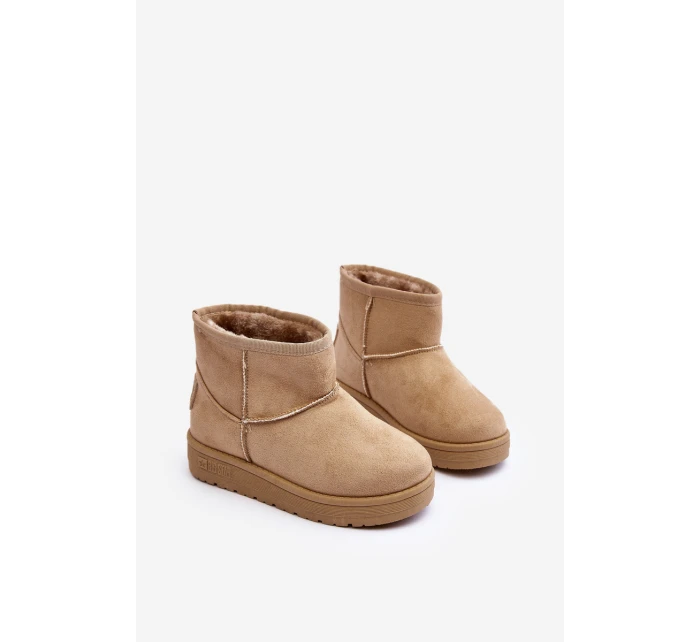 Dziecięce Śniegowce Ocieplane Beżowe Big Star MM374056