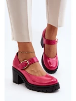 Zazoo 20166 Lakierowane Skórzane Czółenka Fuksja Zazoo 20166 Lakierowane Skórzane Czółenka Fuksja