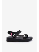 sandály na suchý zip  Černé model 21661847 - Zaxy