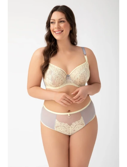 Podprsenka Limoncello K772 žltošedá - Gorsenia