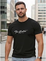 Tshirt męski bawełniany z nadrukiem The Boston czarny model 22305492 - FashionStreet Tshirt męski bawełniany z nadrukiem The Boston czarny model 22305492 - FashionStreet