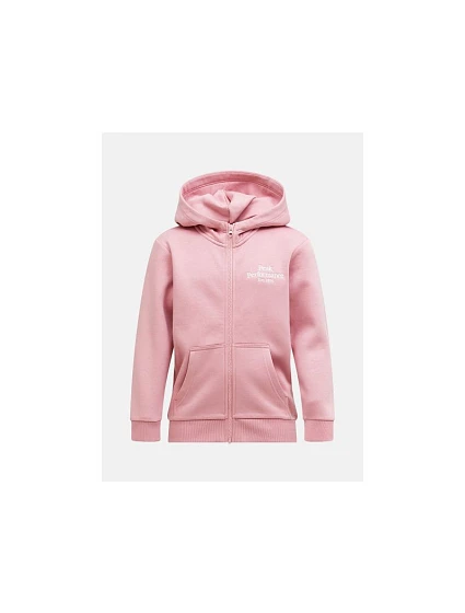 Detská mikina PEAK PERFORMANCE Jr Original Small Logo Hood, ružová