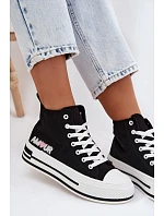 Dámské vysoké tenisky na platformě Černé model 22107450 - Boto