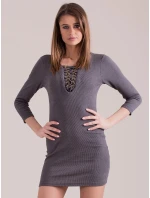 Šaty EN SK 3762.03 šedá Šaty EN SK 3762.03 šedá