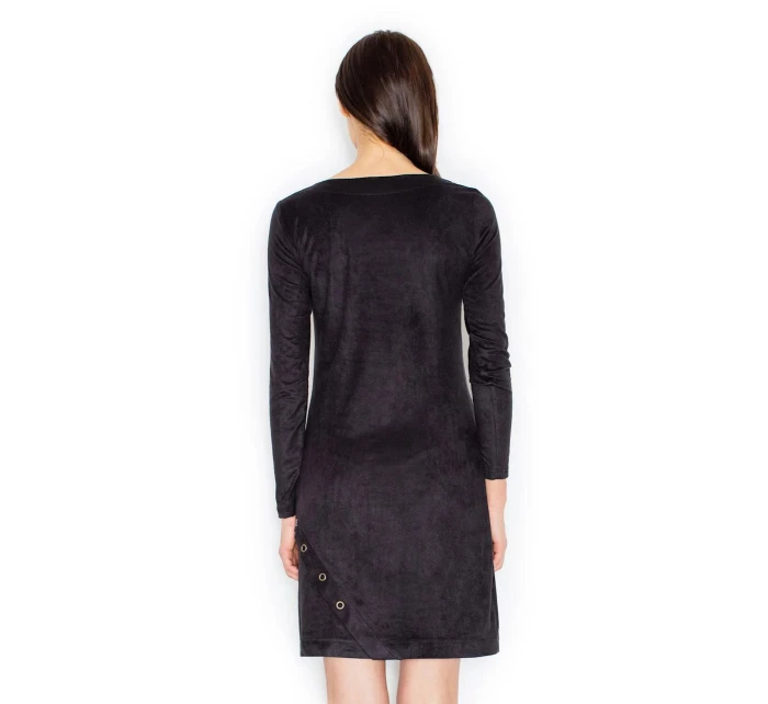 Dámské šaty model 18365261 černé - Figl Dámské šaty model 18365261 černé - Figl