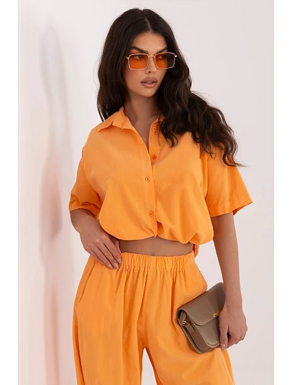 Košeľa s krátkym rukávom model 226022 Taliansko Moda