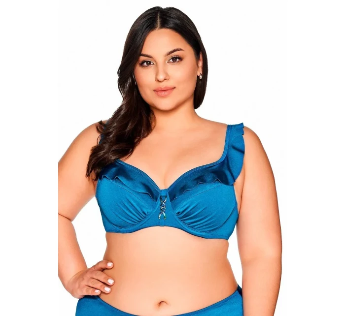 Měkká plavková podprsenka Ava SK 213 Azure Maxi