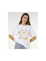 Dámske tričko RIP CURL Poolside Heritage Tee, biele Dámske tričko RIP CURL Poolside Heritage Tee, biele