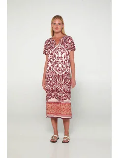 Vamp - Dlhé šaty s potlačou 20487 - Vamp