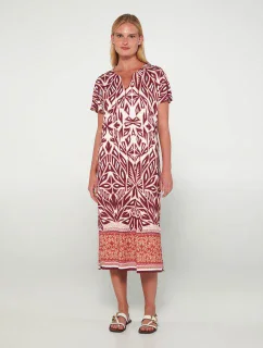 Vamp - Dlhé šaty s potlačou 20487 - Vamp