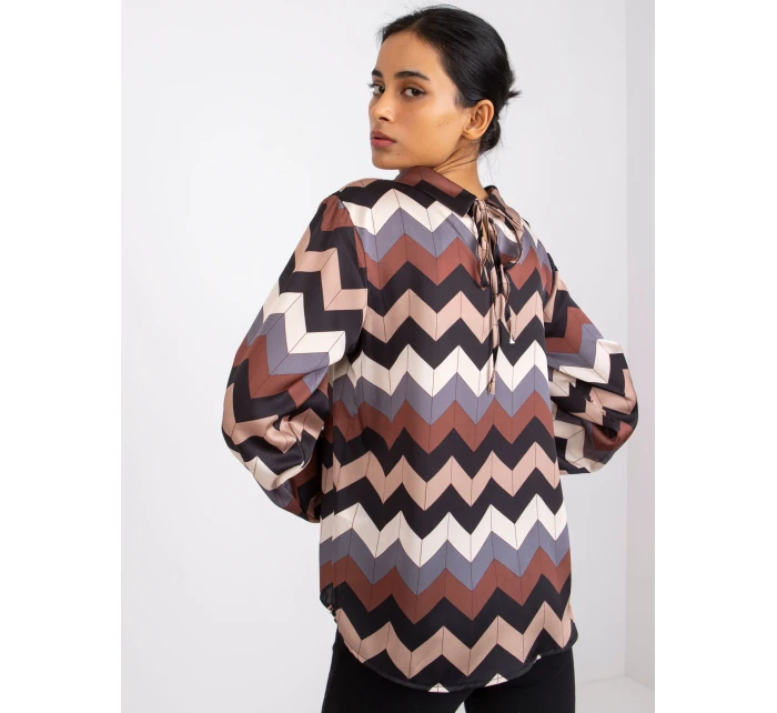 Halenka DHJ BZ model 17356201 černá a béžová - FPrice Halenka DHJ BZ model 17356201 černá a béžová - FPrice