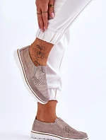 Dámske poltopánky 20PB18-1653 Golden beige - eVento