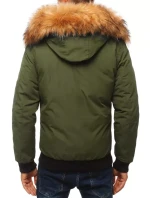 Pánská zimní bunda zelená Dstreet model 21963908 - FashionStreet