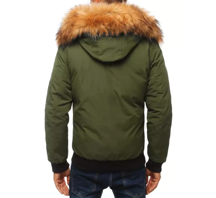Pánská zimní bunda zelená Dstreet model 21963908 - FashionStreet