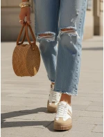 Dámské béžové boty Dstreet model 21996287 - FashionStreet Dámské béžové boty Dstreet model 21996287 - FashionStreet