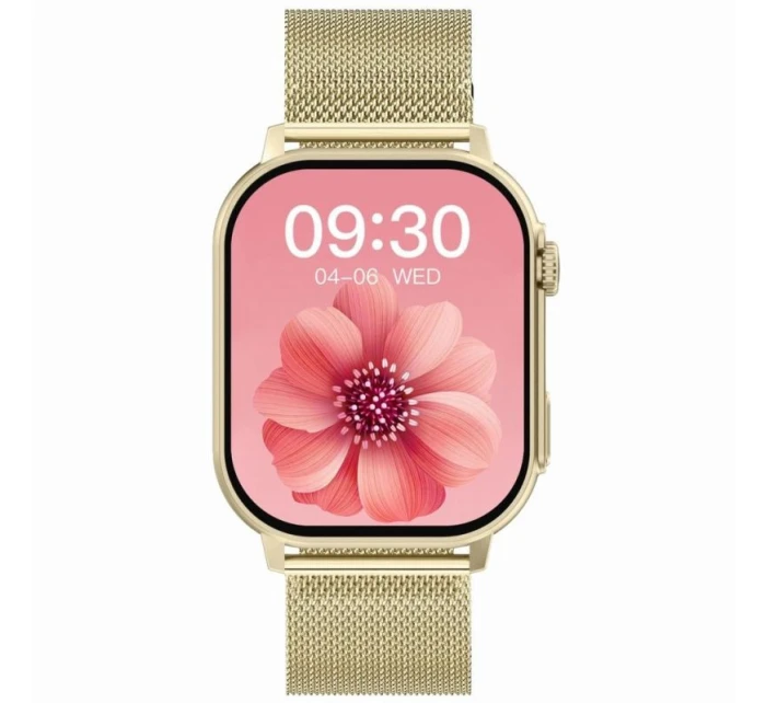 Dámské chytré hodinky s bílým + zlatý náramek model 21806489 - Gravity Dámské chytré hodinky s bílým + zlatý náramek model 21806489 - Gravity