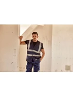 HVW 120 HiVis síťovaná bezpečnostní vesta model 22502231 grey - Yoko