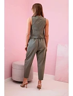 Súprava vesta + nohavice svetlá khaki Súprava vesta + nohavice svetlá khaki