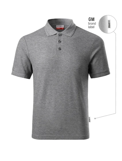 Reserve polokošile pánská tmavě šedý melír 12 (brand label)