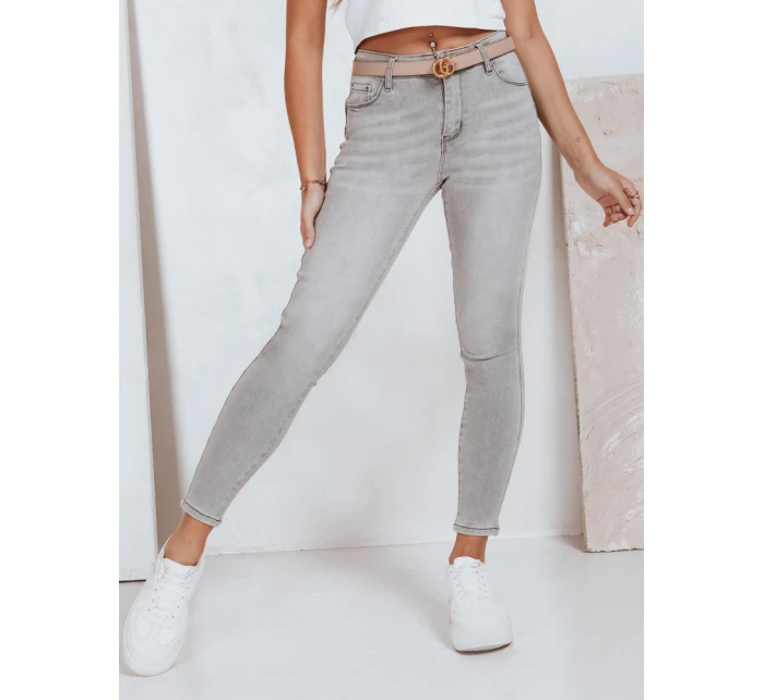 Dámske push up džínsy šedé FashionStreet UY2804 Dámske push up džínsy šedé FashionStreet UY2804