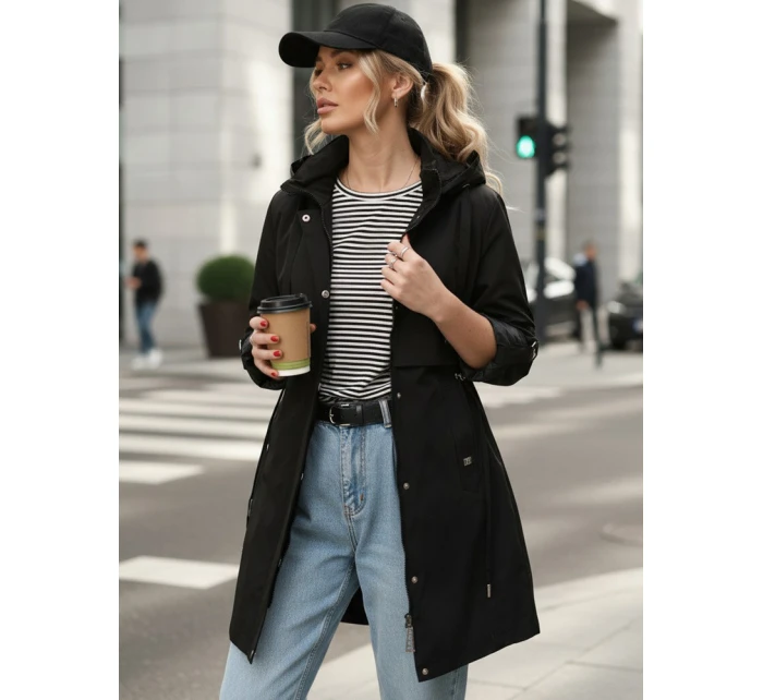 Dámská přechodná bunda parka černá Dstreet model 21995958 - FashionStreet Dámská přechodná bunda parka černá Dstreet model 21995958 - FashionStreet