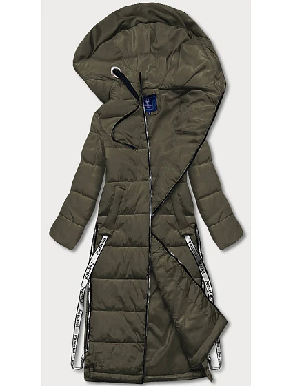 DŁUGA KURTKA PUCHOWA DAMSKA KHAKI model 21245119 - Ann Gissy DŁUGA KURTKA PUCHOWA DAMSKA KHAKI model 21245119 - Ann Gissy